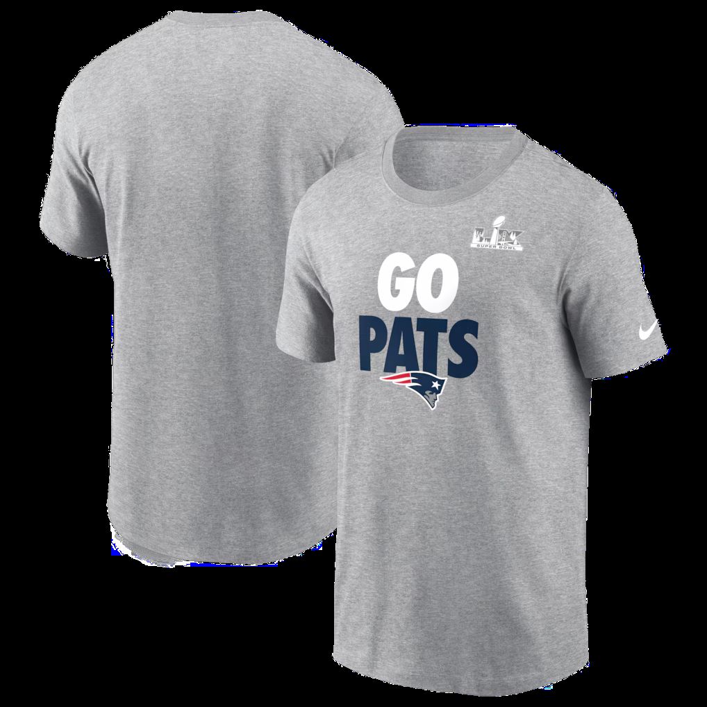 Men 2026 NFL New England Patriots T-shirt grey 011